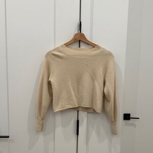 Frame Cropped Cashmere Sweater